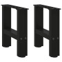 Patas de mesa de centro negro 2uds acero 40x(30-31) cm de , Patas para mesas - Ref: Foro24-4013256, Precio: 55,89 €, Descuent...