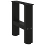 Patas de mesa de centro negro 2uds acero 40x(30-31) cm de , Patas para mesas - Ref: Foro24-4013256, Precio: 55,89 €, Descuent...