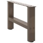 Patas para mesa de centro de acero natural 2 uds 50x(30-31) cm de , Patas para mesas - Ref: Foro24-4013263, Precio: 59,94 €, ...