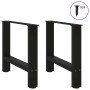 Patas de mesa de centro acero negro 2 uds 50x(42-43) cm de , Patas para mesas - Ref: Foro24-4013280, Precio: 68,99 €, Descuen...