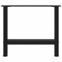 Patas de mesa de centro acero negro 2 uds 50x(42-43) cm de , Patas para mesas - Ref: Foro24-4013280, Precio: 68,99 €, Descuen...