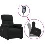 Sillón de masaje elevable tela negro de , Sillones de masaje eléctricos - Ref: Foro24-3120372, Precio: 291,94 €, Descuento: %