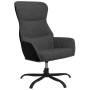 Sillón de relax con reposapiés tela gris oscuro de , Sillones - Ref: Foro24-3097466, Precio: 119,95 €, Descuento: %
