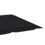 Tumbona mecedora con cojín madera maciza de teca de , Tumbonas - Ref: Foro24-3063340, Precio: 351,72 €, Descuento: %