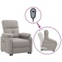 Sillón elevable tela gris taupe de , Sillones - Ref: Foro24-3120366, Precio: 274,82 €, Descuento: %