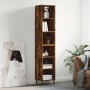 Aparador alto contrachapada roble ahumado 34,5x32,5x180 cm de , Aparadores - Ref: Foro24-3189850, Precio: 79,74 €, Descuento: %