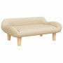 Sofá para niños de tela crema 70x40x24 cm de , Mobiliario para bebés y niños pequeños - Ref: Foro24-3196343, Precio: 71,38 €,...