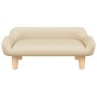 Sofá para niños de tela crema 70x40x24 cm de , Mobiliario para bebés y niños pequeños - Ref: Foro24-3196343, Precio: 71,38 €,...