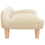 Sofá para niños de tela crema 70x40x24 cm de , Mobiliario para bebés y niños pequeños - Ref: Foro24-3196343, Precio: 71,38 €,...