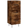 Aparador de madera contrachapada roble ahumado 34,5x34x180 cm de , Aparadores - Ref: Foro24-3189698, Precio: 95,74 €, Descuen...