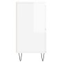 Aparadores 2 uds madera contrachapada blanco brillo de , Aparadores - Ref: Foro24-3190175, Precio: 144,84 €, Descuento: %