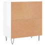 Aparadores 2 uds madera contrachapada blanco brillo de , Aparadores - Ref: Foro24-3190175, Precio: 144,84 €, Descuento: %