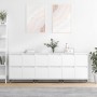 Aparadores 3 uds madera contrachapada blanco de , Aparadores - Ref: Foro24-3190189, Precio: 200,24 €, Descuento: %
