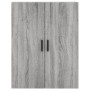 Aparador alto madera contrachapada gris sonoma 69,5x34x180 cm de , Aparadores - Ref: Foro24-3195969, Precio: 177,00 €, Descue...