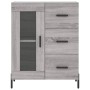 Aparador alto madera contrachapada gris sonoma 69,5x34x180 cm de , Aparadores - Ref: Foro24-3195969, Precio: 177,00 €, Descue...