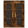 Aparador alto madera contrachapada roble ahumado 69,5x34x180 cm de , Aparadores - Ref: Foro24-3198710, Precio: 135,14 €, Desc...