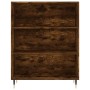 Aparador alto madera contrachapada roble ahumado 69,5x34x180 cm de , Aparadores - Ref: Foro24-3198710, Precio: 135,14 €, Desc...