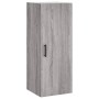 Aparador alto madera contrachapada gris Sonoma 34,5x34x180 cm de , Aparadores - Ref: Foro24-3198799, Precio: 108,94 €, Descue...
