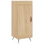 Aparador de madera contrachapada roble Sonoma 34,5x34x180 cm de , Aparadores - Ref: Foro24-3199084, Precio: 108,14 €, Descuen...