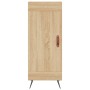 Aparador de madera contrachapada roble Sonoma 34,5x34x180 cm de , Aparadores - Ref: Foro24-3199084, Precio: 108,14 €, Descuen...