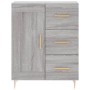 Aparador alto madera contrachapada gris sonoma 69,5x34x180 cm de , Aparadores - Ref: Foro24-3190011, Precio: 147,89 €, Descue...