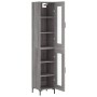 Aparador alto madera contrachapada gris Sonoma 34,5x34x180 cm de , Aparadores - Ref: Foro24-3199431, Precio: 108,13 €, Descue...