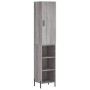 Aparador alto madera contrachapada gris Sonoma 34,5x34x180 cm de , Aparadores - Ref: Foro24-3198991, Precio: 95,00 €, Descuen...
