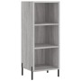 Aparador alto madera contrachapada gris Sonoma 34,5x34x180 cm de , Aparadores - Ref: Foro24-3198991, Precio: 95,00 €, Descuen...
