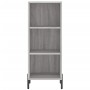 Aparador alto madera contrachapada gris Sonoma 34,5x34x180 cm de , Aparadores - Ref: Foro24-3198991, Precio: 95,00 €, Descuen...