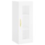 Aparador alto madera contrachapada blanco 34,5x34x180 cm de , Aparadores - Ref: Foro24-3199473, Precio: 101,30 €, Descuento: %