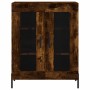 Aparador alto madera contrachapada roble ahumado 69,5x34x180 cm de , Aparadores - Ref: Foro24-3199630, Precio: 153,63 €, Desc...
