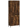 Aparador alto madera contrachapada roble ahumado 69,5x34x180 cm de , Aparadores - Ref: Foro24-3199886, Precio: 160,18 €, Desc...