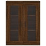 Aparador alto madera contrachapada marrón roble 69,5x34x180 cm de , Aparadores - Ref: Foro24-3198480, Precio: 203,70 €, Descu...