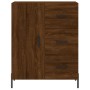 Aparador alto madera contrachapada marrón roble 69,5x34x180 cm de , Aparadores - Ref: Foro24-3198480, Precio: 203,70 €, Descu...