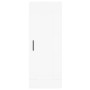 Aparador alto madera contrachapada blanco 34,5x34x180 cm de , Aparadores - Ref: Foro24-3200145, Precio: 106,66 €, Descuento: %