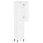 Aparador alto madera contrachapada blanco 34,5x34x180 cm de , Aparadores - Ref: Foro24-3198993, Precio: 96,59 €, Descuento: %