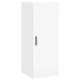 Aparador alto madera contrachapada blanco 34,5x34x180 cm de , Aparadores - Ref: Foro24-3198993, Precio: 96,59 €, Descuento: %