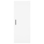 Aparador alto madera contrachapada blanco 34,5x34x180 cm de , Aparadores - Ref: Foro24-3198993, Precio: 96,59 €, Descuento: %