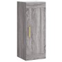 Aparador alto madera contrachapada gris Sonoma 34,5x34x180 cm de , Aparadores - Ref: Foro24-3200191, Precio: 113,23 €, Descue...