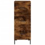 Aparador de madera contrachapada roble ahumado 34,5x34x180 cm de , Aparadores - Ref: Foro24-3200198, Precio: 114,15 €, Descue...