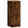 Aparador de madera contrachapada roble ahumado 34,5x34x180 cm de , Aparadores - Ref: Foro24-3200198, Precio: 114,15 €, Descue...