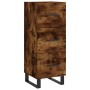 Aparador de madera contrachapada roble ahumado 34,5x34x180 cm de , Aparadores - Ref: Foro24-3200222, Precio: 125,55 €, Descue...