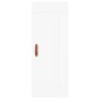 Aparador alto madera contrachapada blanco 34,5x34x180 cm de , Aparadores - Ref: Foro24-3200297, Precio: 95,23 €, Descuento: %