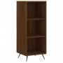 Aparador alto madera contrachapada roble marrón 34,5x34x180 cm de , Aparadores - Ref: Foro24-3200304, Precio: 94,04 €, Descue...