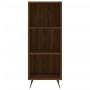 Aparador alto madera contrachapada roble marrón 34,5x34x180 cm de , Aparadores - Ref: Foro24-3200304, Precio: 94,04 €, Descue...