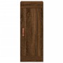 Aparador alto madera contrachapada roble marrón 34,5x34x180 cm de , Aparadores - Ref: Foro24-3200304, Precio: 94,04 €, Descue...