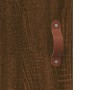 Aparador alto madera contrachapada roble marrón 34,5x34x180 cm de , Aparadores - Ref: Foro24-3200304, Precio: 94,04 €, Descue...