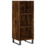 Aparador de madera contrachapada roble ahumado 34,5x34x180 cm de , Aparadores - Ref: Foro24-3200350, Precio: 90,88 €, Descuen...