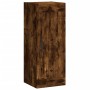 Aparador de madera contrachapada roble ahumado 34,5x34x180 cm de , Aparadores - Ref: Foro24-3200350, Precio: 90,88 €, Descuen...