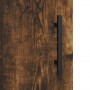 Aparador de madera contrachapada roble ahumado 34,5x34x180 cm de , Aparadores - Ref: Foro24-3200350, Precio: 90,88 €, Descuen...